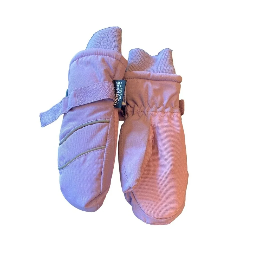 Thinsulate Purple Lavender Youth Size 3-4 yrs Waterproof Mittens